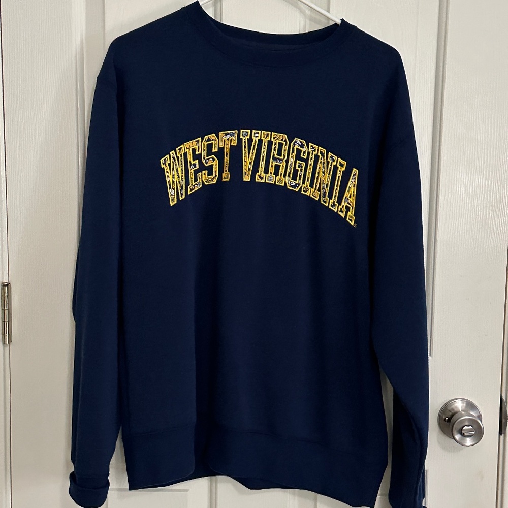 West Virginia Crew Neck Sweatshirt - Size Medium